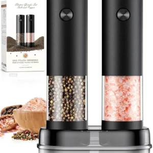 Automatic Electric Salt & Pepper Grinder Set (2-Pack)