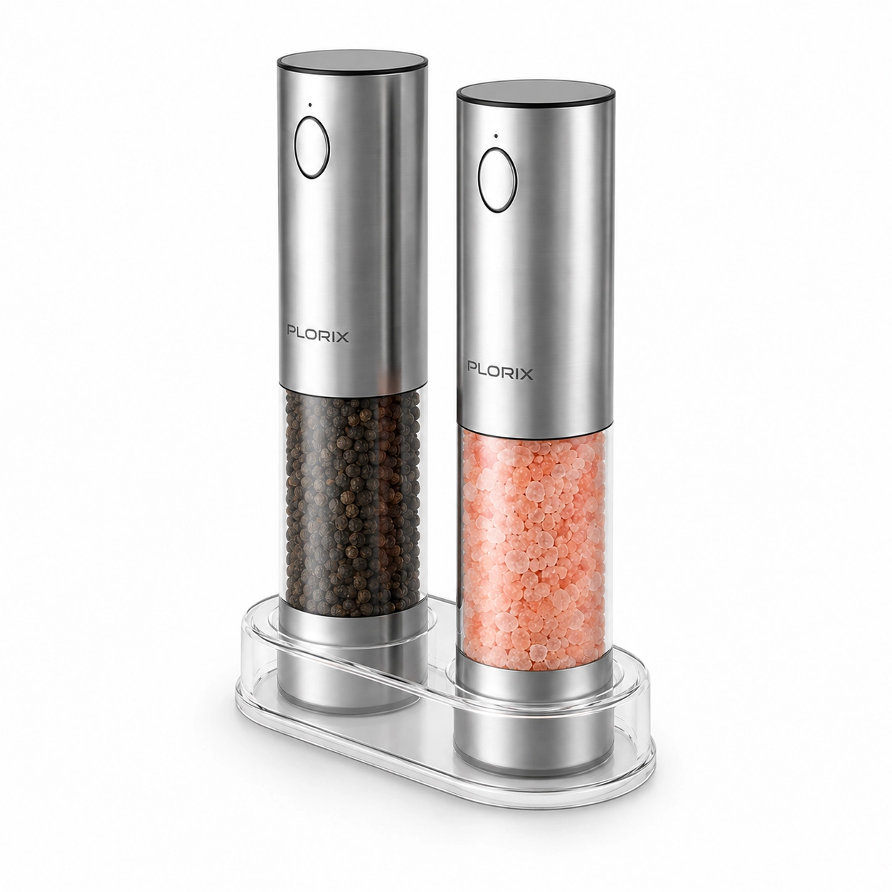 Plorix | Rechargeable Electric Salt & Pepper Grinder Set (110ml, 2-Pack) - Image 4